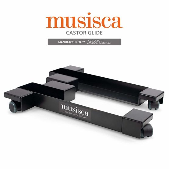 Musisca CASTOR-GLIDE Digital Piano Castors - Black