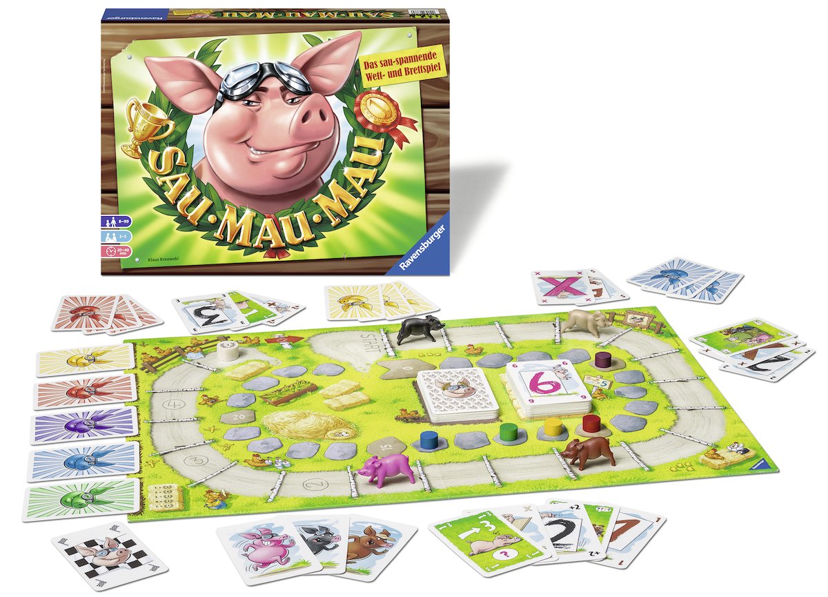 Ravensburger Sau Mau Mau - Board Game, 2-5 Players, Age 8+, 270 x 370 x 60 mm - Image 2