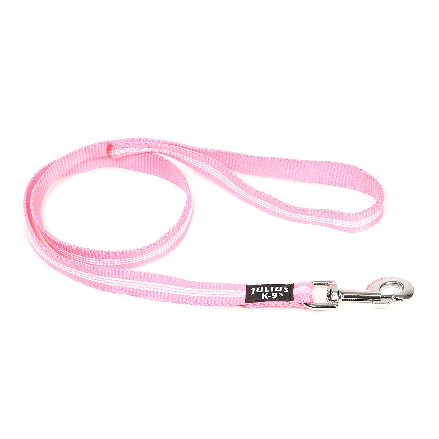 IDC Tubular Webbing Leash with Handle, 19 mm x 1 m, Pink