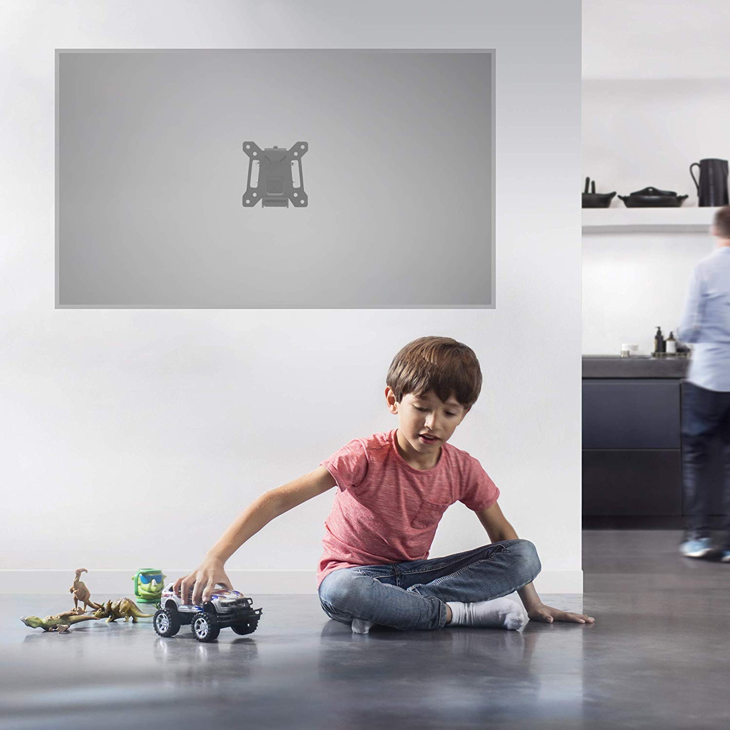 One For All TV Bracket, Tilt (15°) Wall Mount, Screen size 13-27 Inch, For All types of TVs (LED LCD Plasma) - Image 2