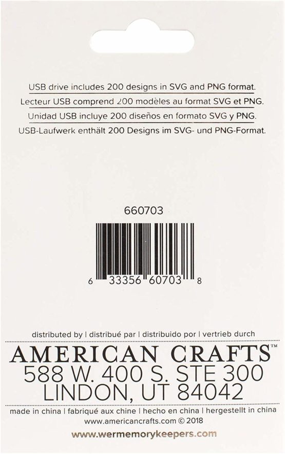 We R Memory Keepers We Foil Quill USB Art Design Drive, Heidi Swapp, with 200 Phrases and Images, White, One size - Image 3