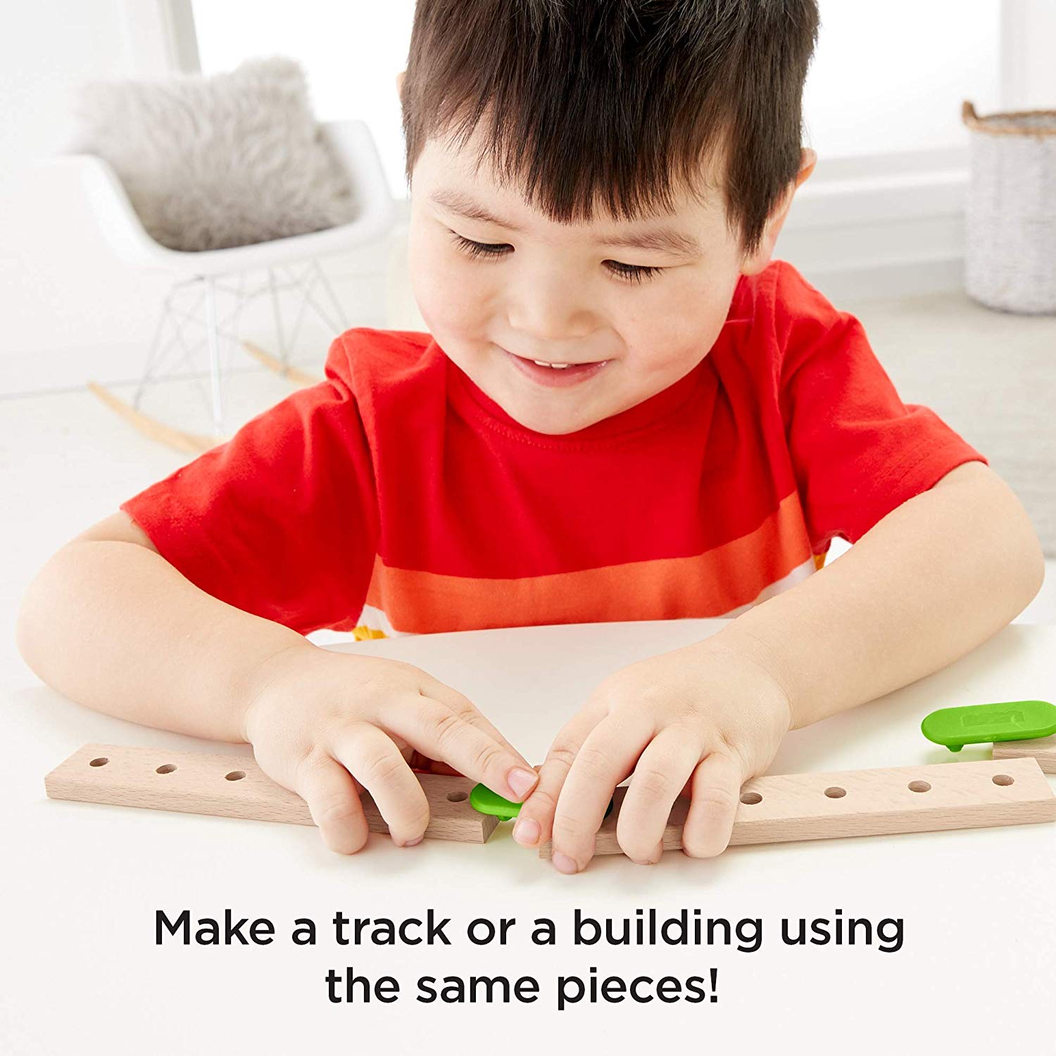 Fisher-Price Wonder Makers Design System Beach Bungalow, Building & Track Set, Multicoloured - Image 3