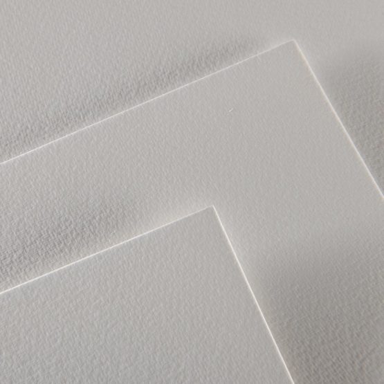 Canson Montval 300gsm watercolour practice paper Block including 12 sheets, size: 30X40cm, natural white and Cold Pressed (Not) textured paper - Image 2