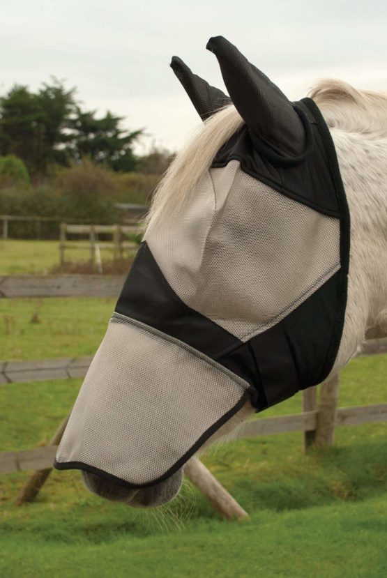 Rhinegold Fly Mask With Ears And Nose
