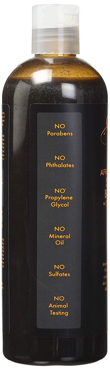 Shea Moisture African Black Soap Soothing Body Wash, 13 oz, 384 ml (Pack of 1) - Image 3