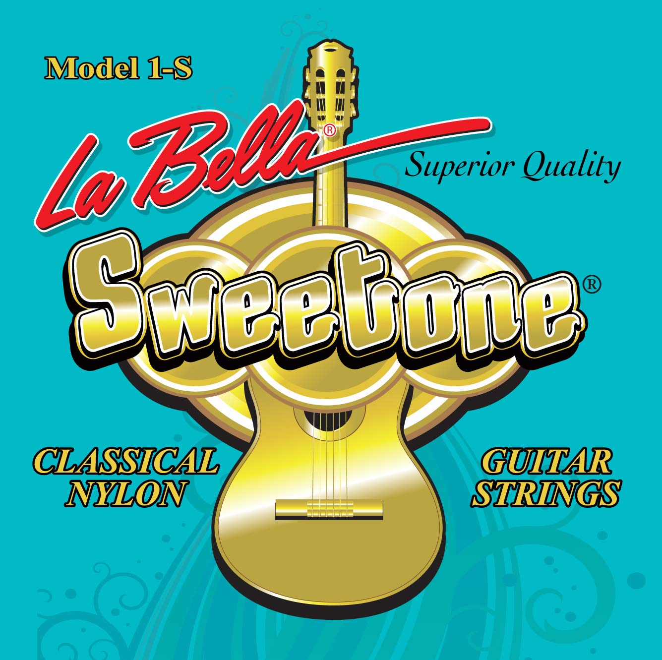 La Bella Sweetone 1S, Clear Nylon/Sil Ba, Silber