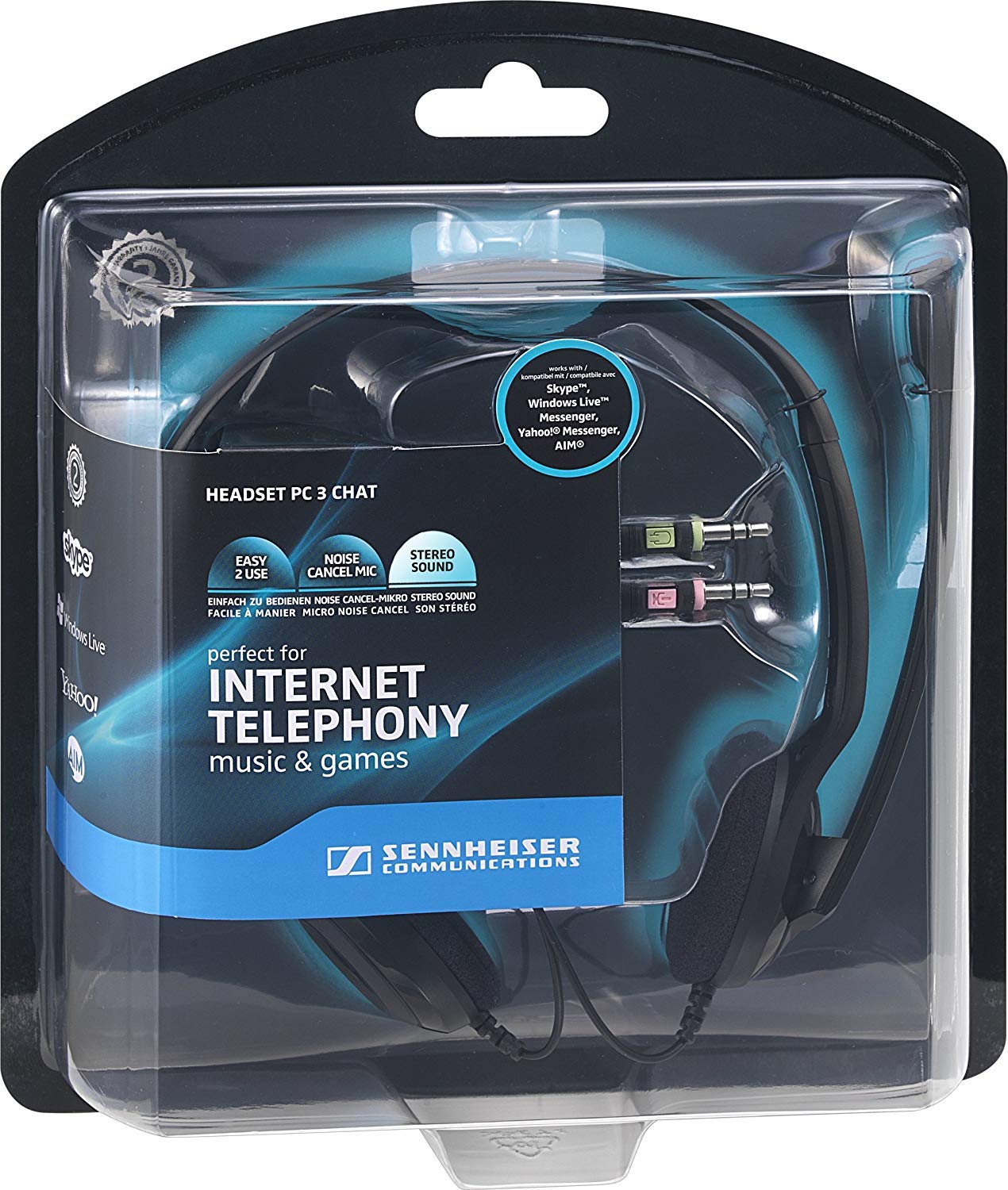 EPOS PC 3 Chat, Langlebiges On-Ear Headset PC, Kopfhörer mit Kabel, Rauschunterdrückendes Mikrofon, Einfach zu Verbinden - Image 2