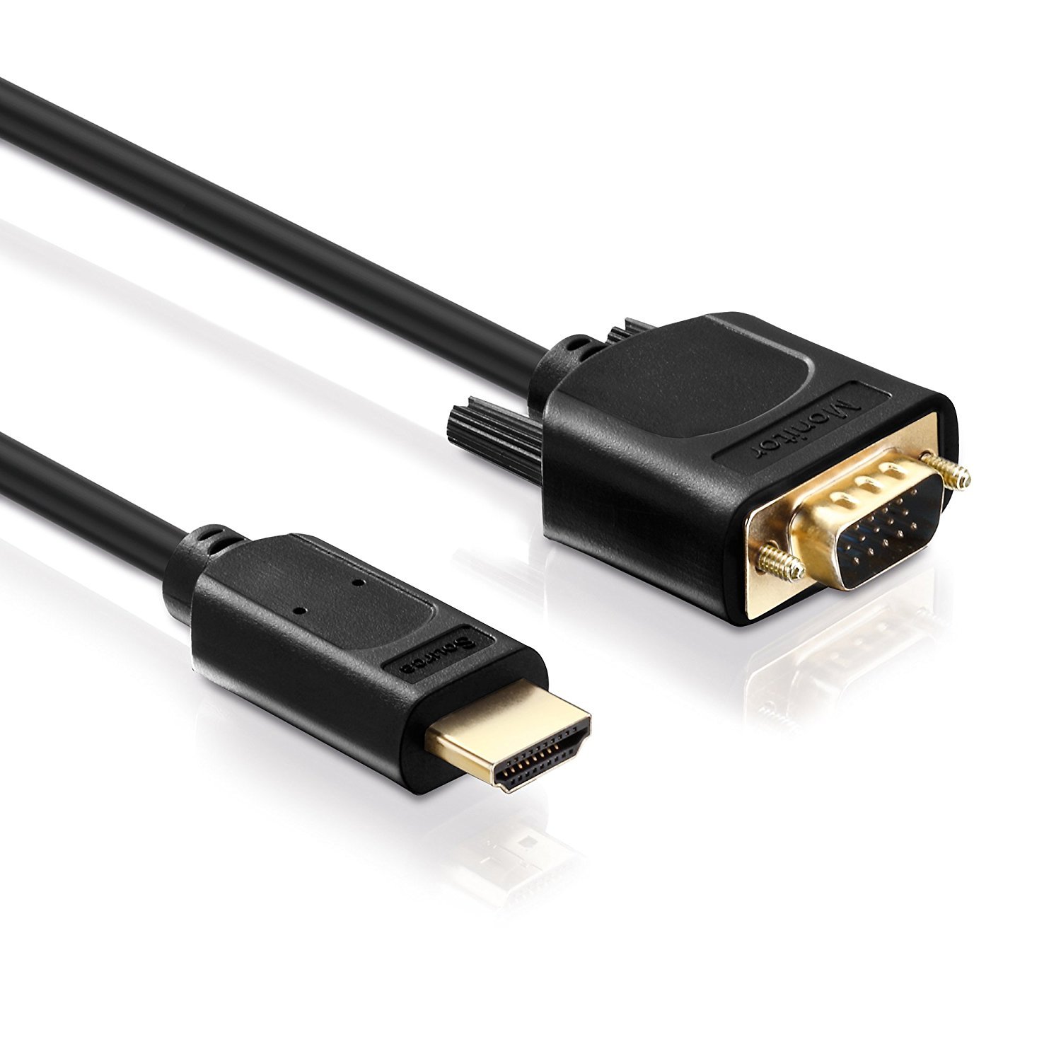 Hdsupply x HC110 030 HDMI to VGA Cable 3 m Gold-Plated 1080P Black, 3 Meters - Image 4