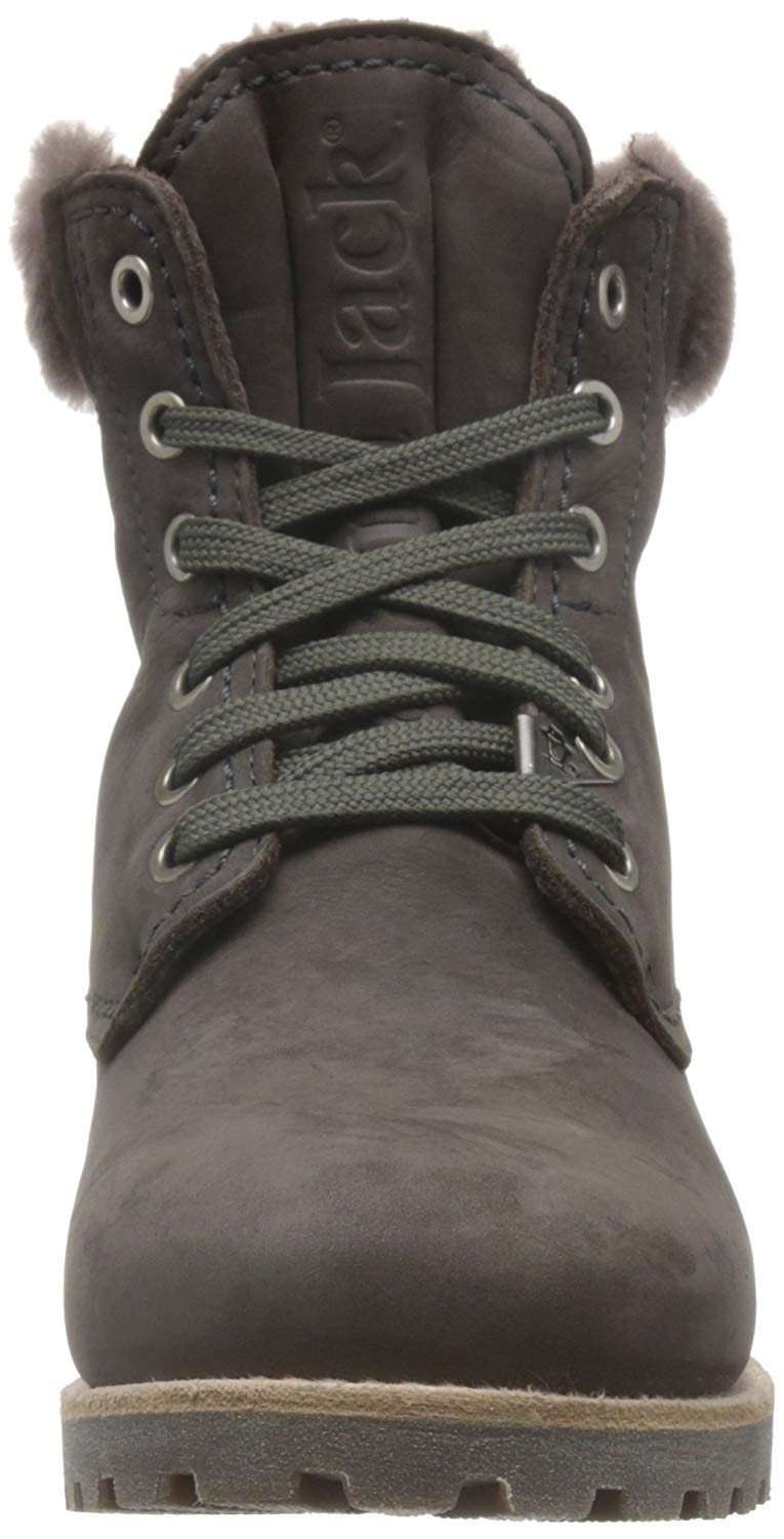 Panama Jack Women's Panama 03 Igloo Combat Boots, Grey (B20 Nobuck Gris), 5 UK, Grey B20 Nobuck Gris - Image 2