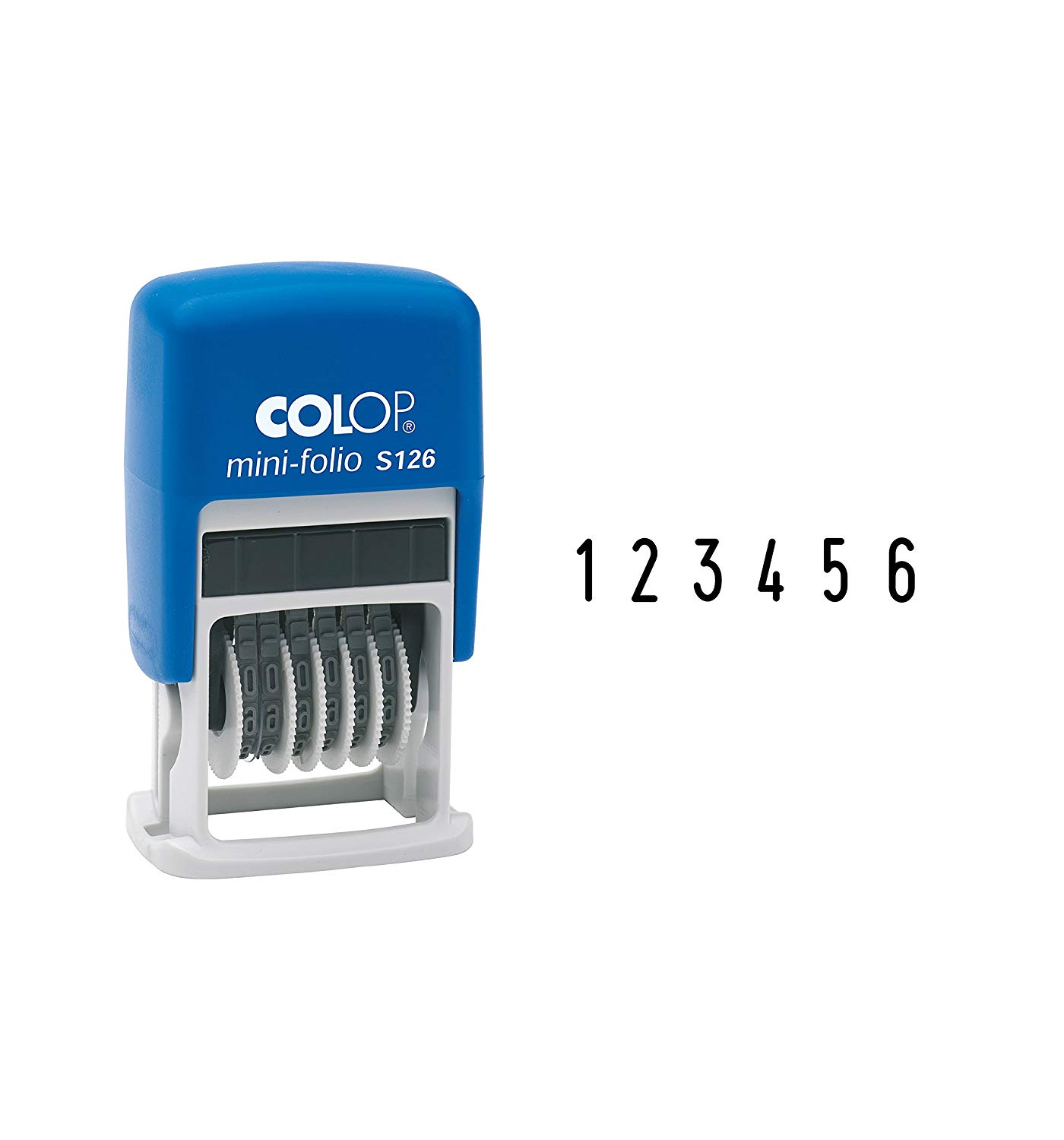 COLOP Mini-Dater S126 Numberer S126 4mm, blue, 6,8 x 2,8 x 7,1 cm