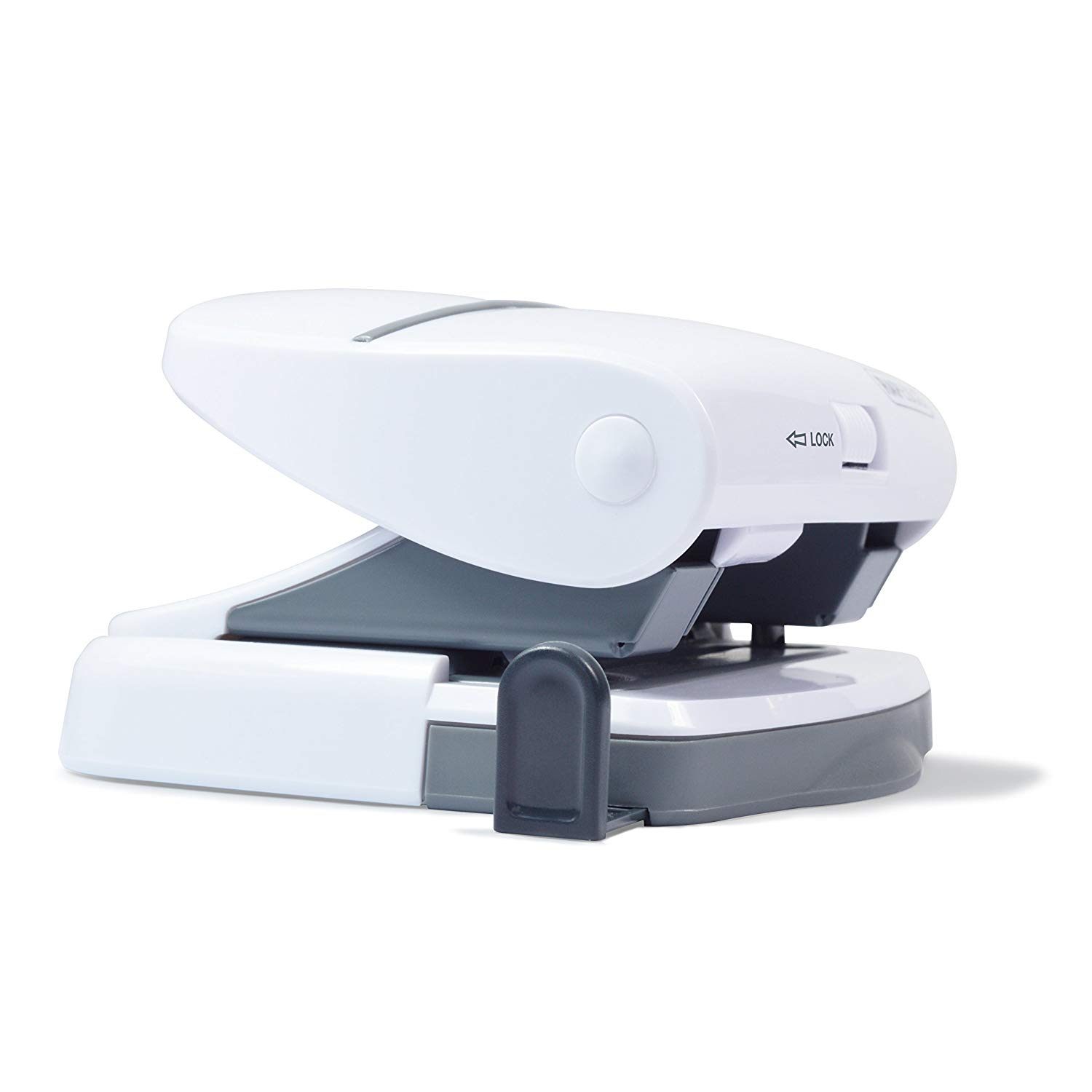 Rapesco 1274 P30 2-Hole Punch, 30 Sheet Capacity, White - Image 2