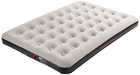 High Peak Unisex's Double Air Bed, Grey/Darkgrey, One Size