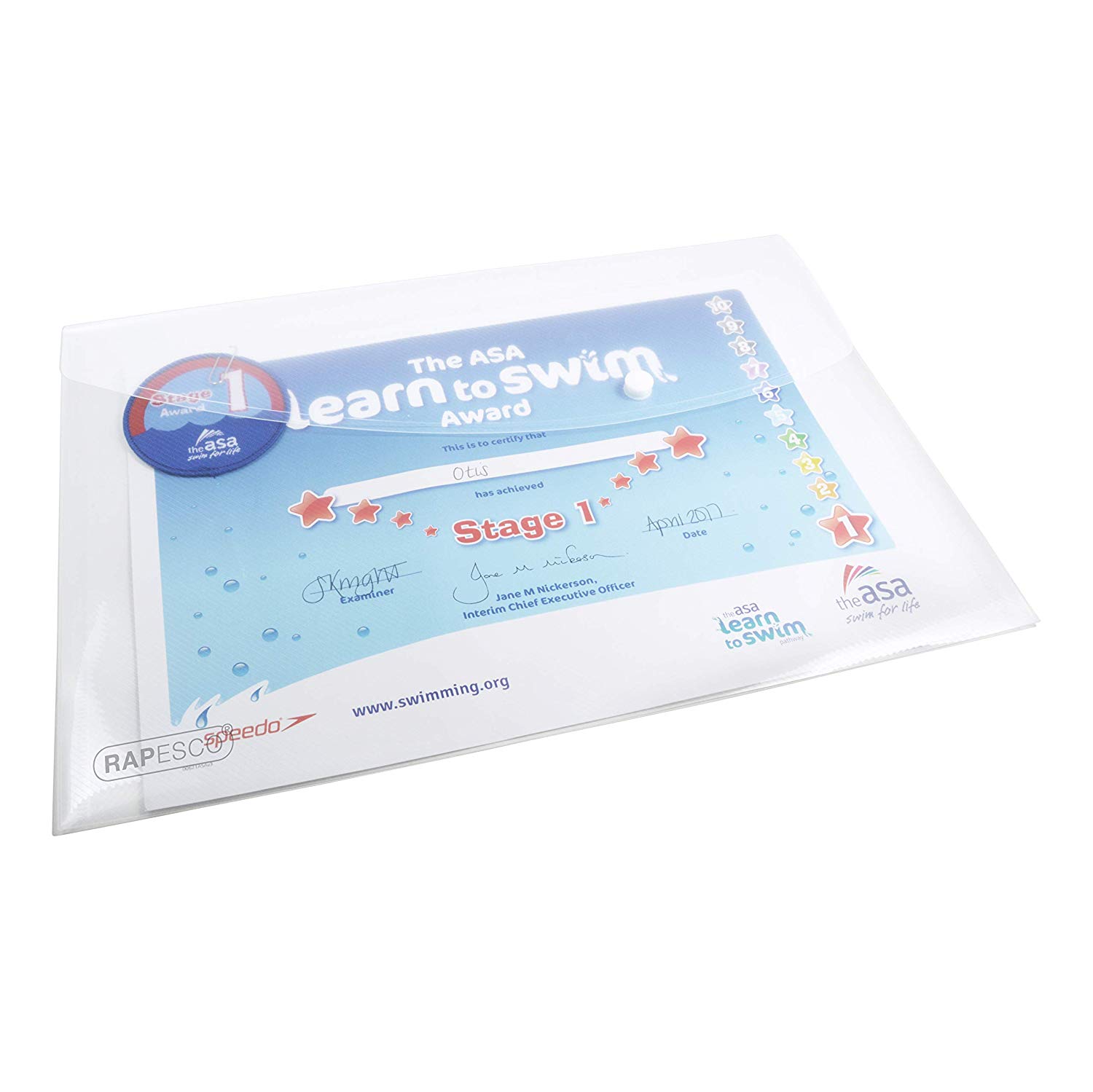 Rapesco 0695 ECO Recycled Popper Wallets, A4+, Clear Transparent, Pack of 5 - Image 3