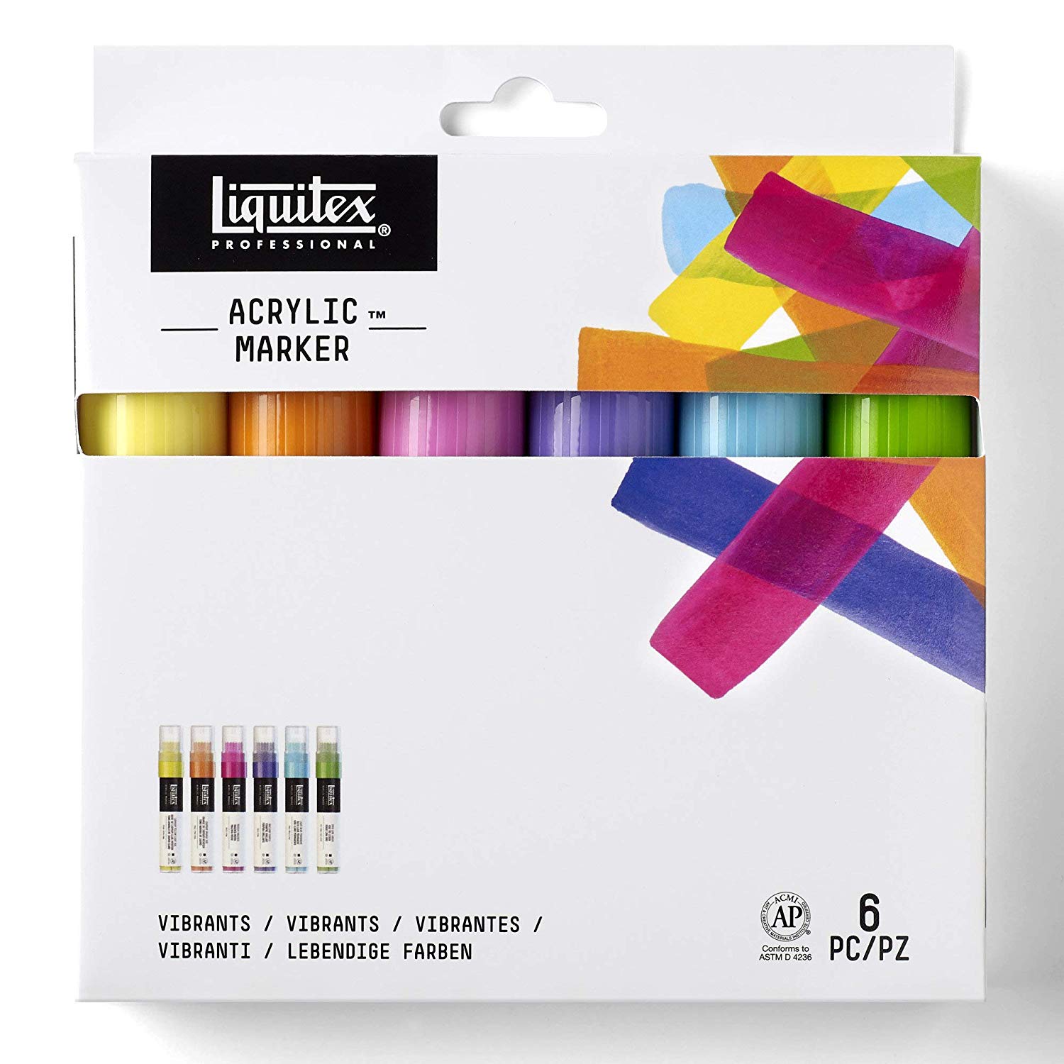 Liquitex Color, Acrylic, Wide-Vibrant Tones, 6 stück (1er Pack), Wide - Vibrant Tones, 6 count (Pack of 1)
