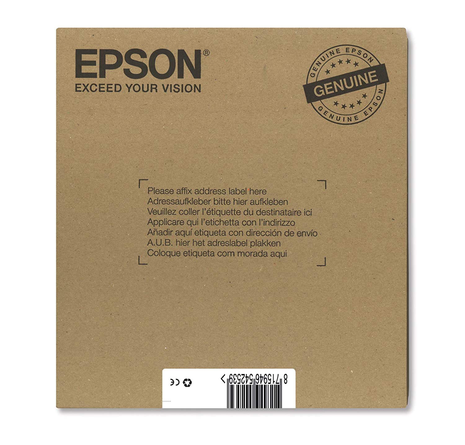 Epson T1285 Fox Genuine Multipack, Eco-Friendly Packaging, 4-colours Ink Cartridges, DURABrite Ultra Ink, 4 Colour C/M/Y/Blk, Standard - Image 4