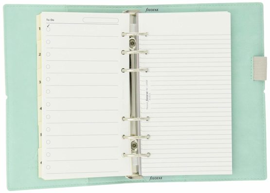 Filofax Domino Soft Duck Egg Personal Organiser - Image 2