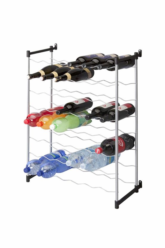 Metaltex 383748099 Bottle Rack Bardolino 58 cm x 26 cm x 83 cm for 48 Bottles