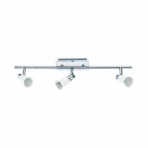 Eglo lED Eridan Model 90834 Wall Ceiling Light / 58 x x 7 cm / 3 Lights/Made of Steel in Chrome and White Gloss/HV 3 x GU10 LED 3W 540 lm/Includes Lightbulbs