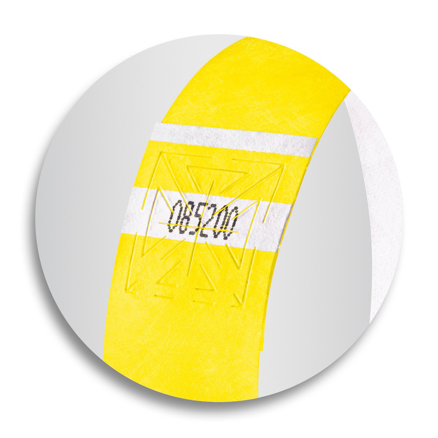 SIGEL EB223 Event Wristband, soft, 25.5 x 2.5 cm, neon Yellow, 520 Pieces, yellow neon - Image 3