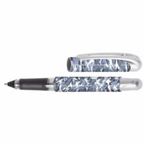 ONLINE ergonomic rollerball pen Camouflage for school & college soft grip part for left- and right-handed for standard ink cartridges, refillable pens for beginners, pupils, students