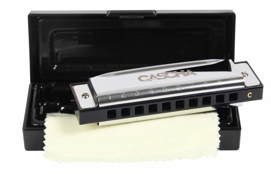 CASCHA HH 1600 DE MP3-CD Blues Harmonica Set with German Instructional Book - Image 4