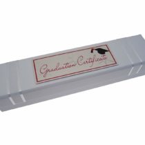 WHITE COTTON CARDS Graduation Certificate Holder, White, GR4