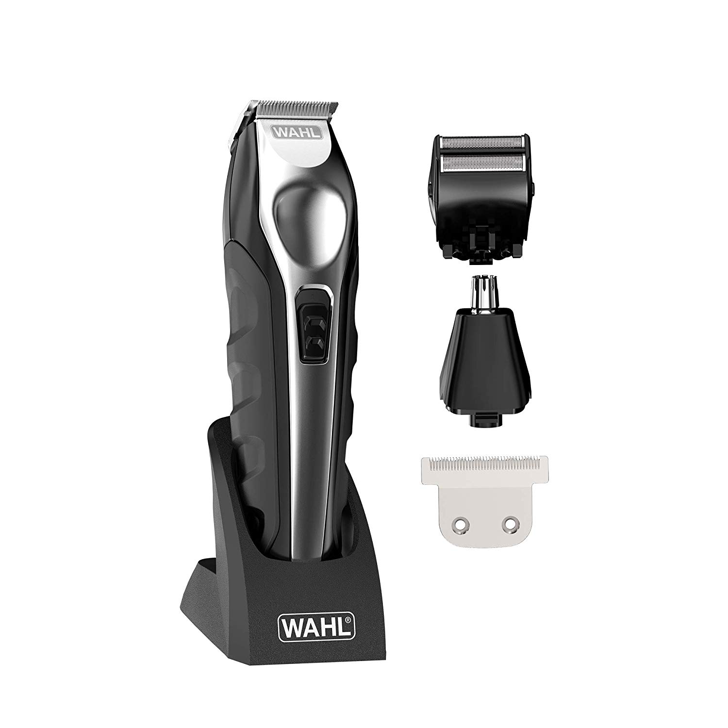 WAHL Men Beard Total Groom 8-in-1 Hair Trimmers for Men Black