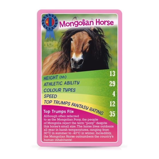 Horses and Ponies and Unicorns Top Trumps Card Game - Image 2