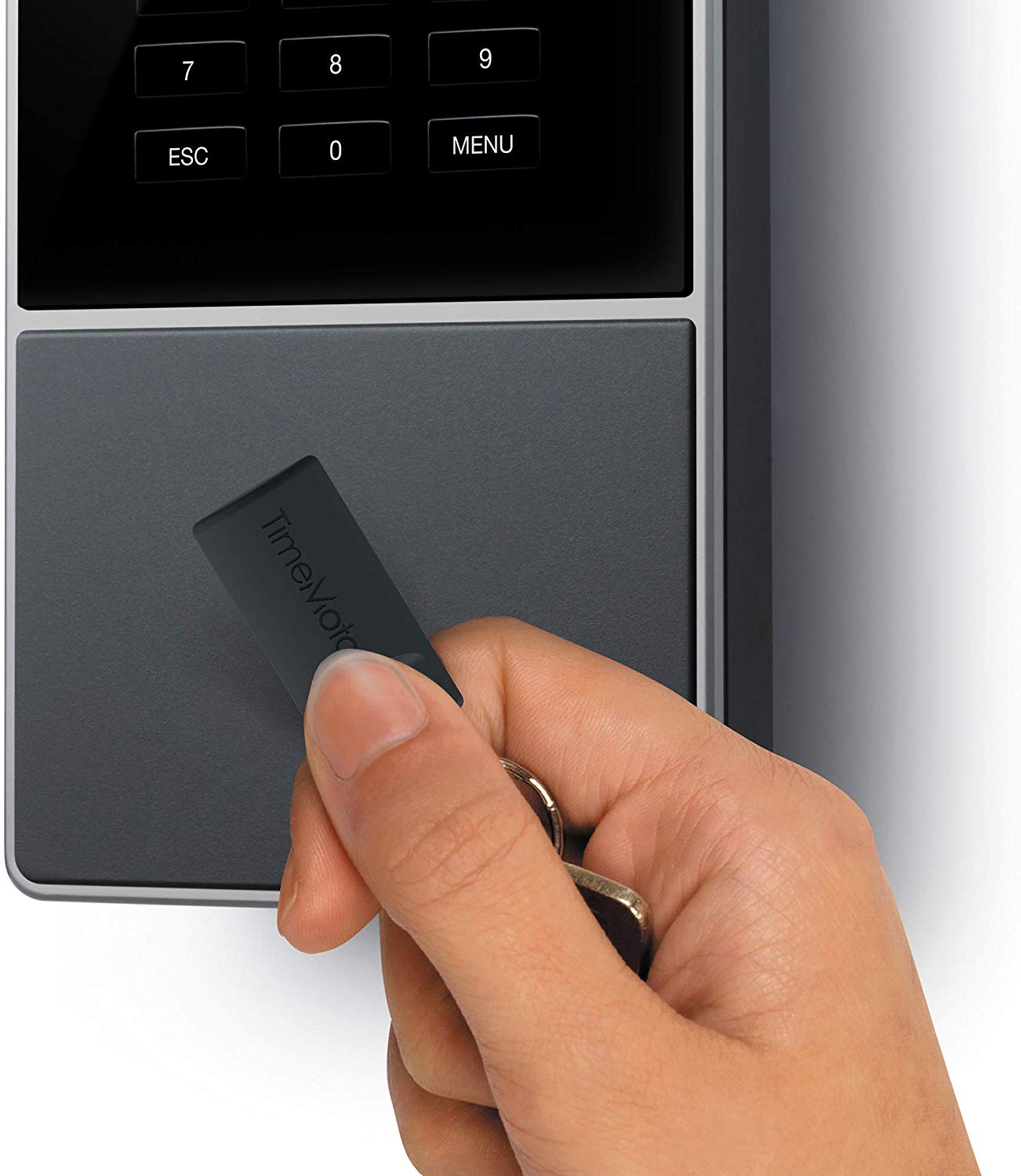 TM-616 Cloud-Based Employee Time Clock with RFID Badge/Keyfob and PIN, For Up to 200 Users, Worked Hours Reporting - Image 3