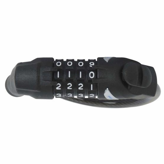 fischer Spiral Lock Combination Bike Lock Length 120 cm Diameter 10 mm Black - Image 4
