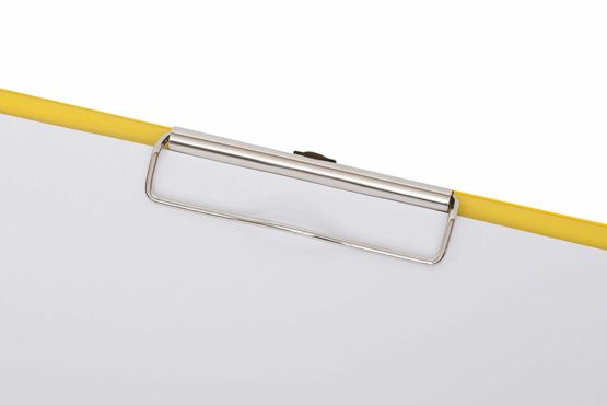 MAUL 2335213 A4 Portrait Clipboard with Foil Cover - Yellow - Image 4