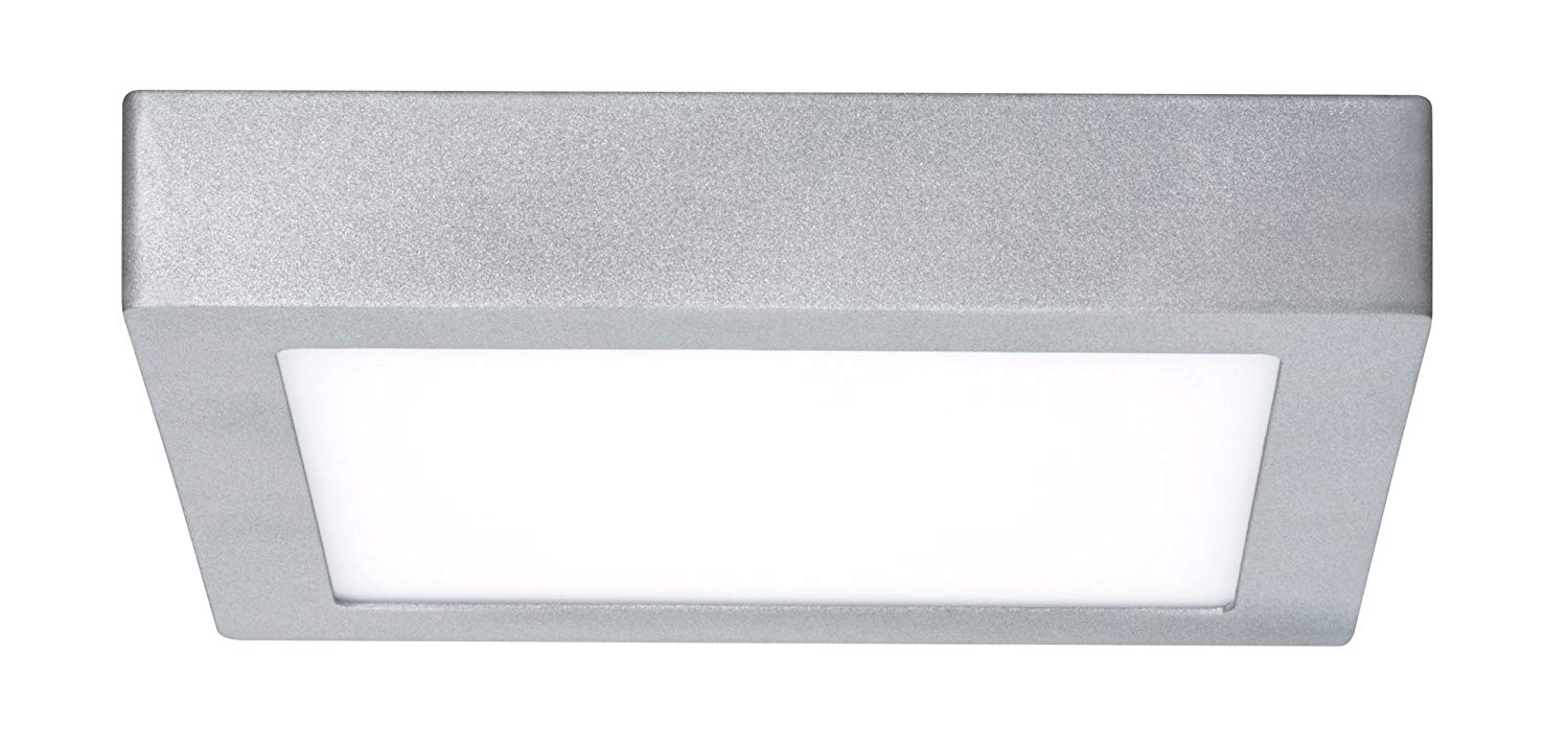 WallCeiling Lunar LED Panel 225x225mm 15.4W 230V matt Chrome Aluminium, Chrome Matt, 22,5x3,8x22,5 cm - Image 2