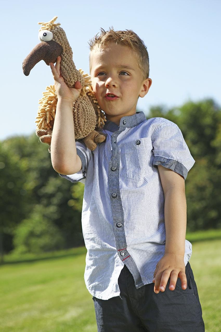 Trixie Vulture Plush, 28 cm, Beige - Image 3