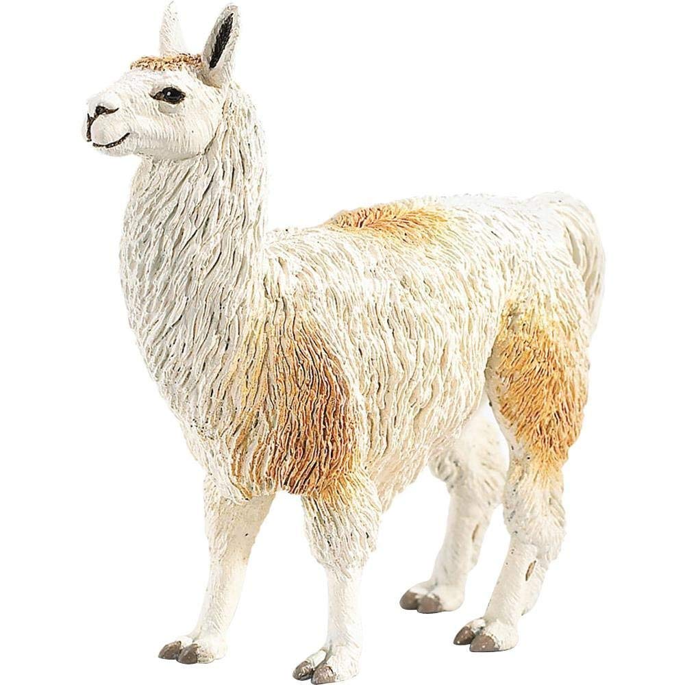 Safari 227429 Llama, Grey,white, 4 inches tall, 4.25 inches long