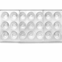 IBILI Chocolate Mould conical/Fluted, polycarbonate, White, 27 x 14 x 2.5 cm