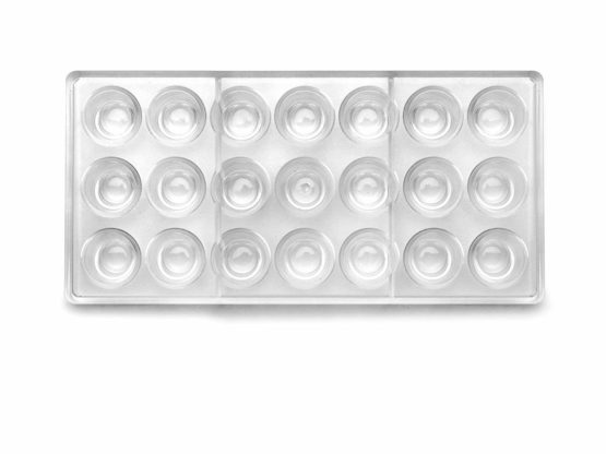 IBILI Chocolate Mould conical/Fluted, polycarbonate, White, 27 x 14 x 2.5 cm