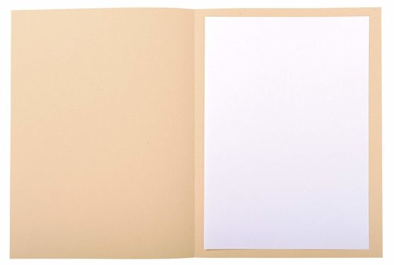 Exacompta Forever Printed Square Cut Folders, 24 x 32 cm, 220 g - Buff (50 Pack) - Image 2