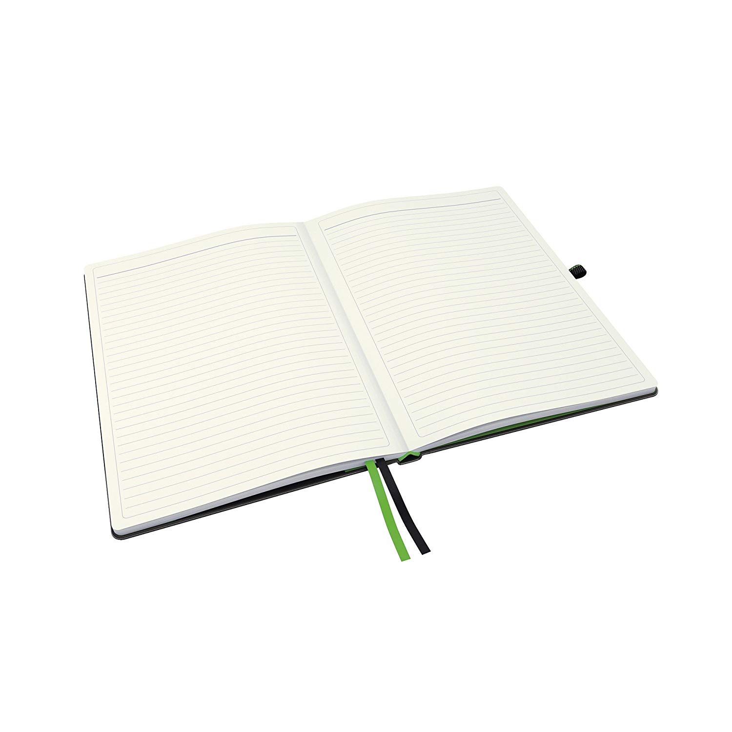 Leitz Complete Notebook A4 Lined, 160 Pages, 80 Sheets, Hardcover, 100 g/m² Paper FSC Certified, Fastener, Bookmark, Pen Loop - Image 2