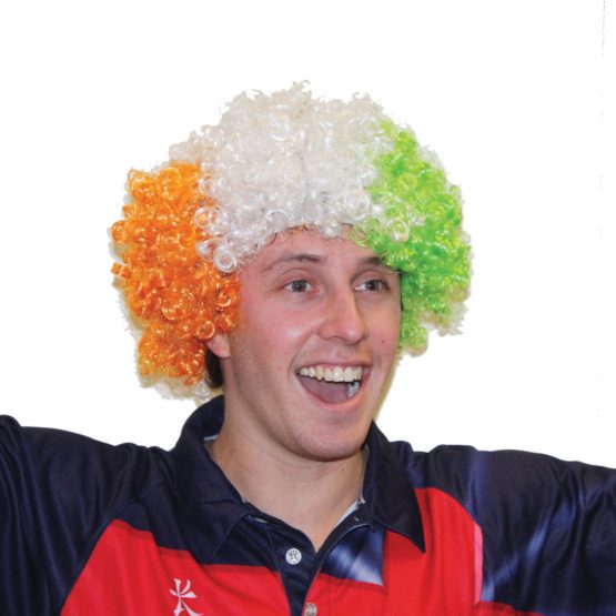 amscan Afro Wig with Stick's Day Theme, One Size fits Most-1 Pc
