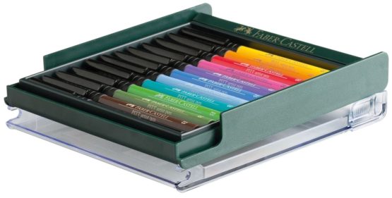 Faber-Castell Pastel Tones Pitt Brush Pen (Pack of 12) - Image 3
