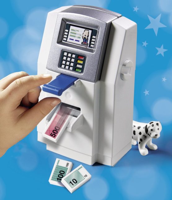 Playmobil 9081 City Life ATM with Functional Cash Serving Mechanism Toy Set, Multi - Image 3