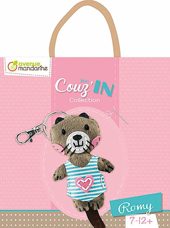 Avenue Mandarine 'Mini Couz'in' Keyring to Sew - Romy (Ages 7-12+)
