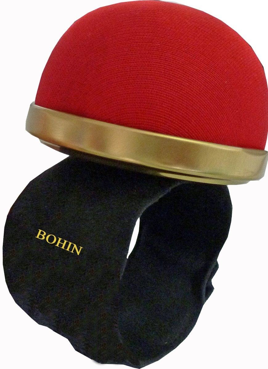 Bohin Bracelet, Red Velvet, One Size