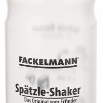 Fackelmann Plastic/Stainless Steel Spatzle-Shaker, White/Black, 21 x 7.5 x 5.5 cm