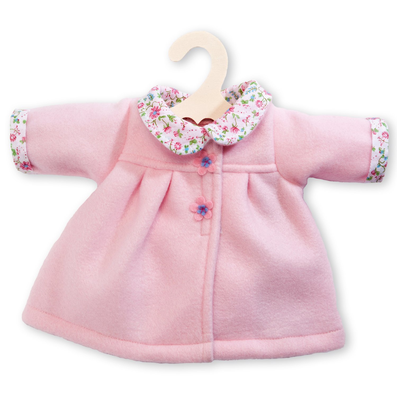 Heless 1277Heless Coat for Small Doll, Pink, 28 - 35 cm
