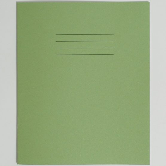 Rhino Stationery Exercise Book | 8 x 6.5 | 32 Page | 10mm Squared Exercise Book | Light Green | Learning Resources | School Books | Pack of 10, VEX142-217-6 - Image 2