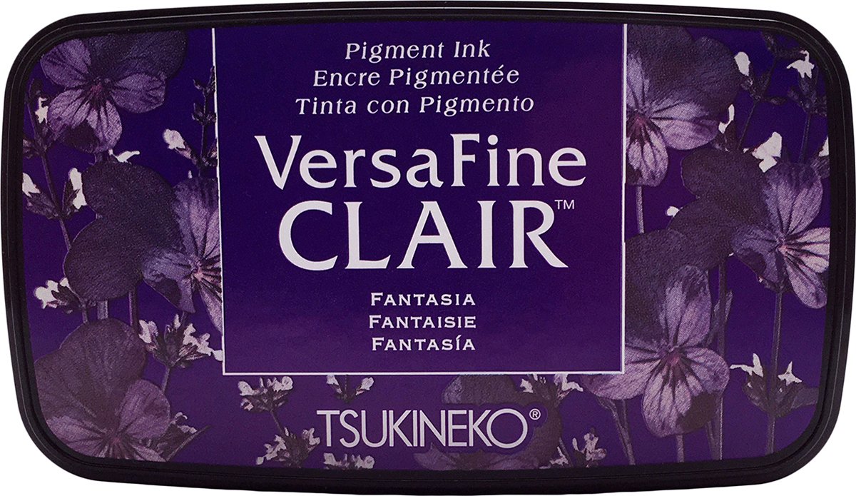 Tsukineko VF-CLA-102 Fantasia Versafine Clair Ink Pad, Synthetic Material, Blue, 5.6 x 9.7 x 2.3 cm