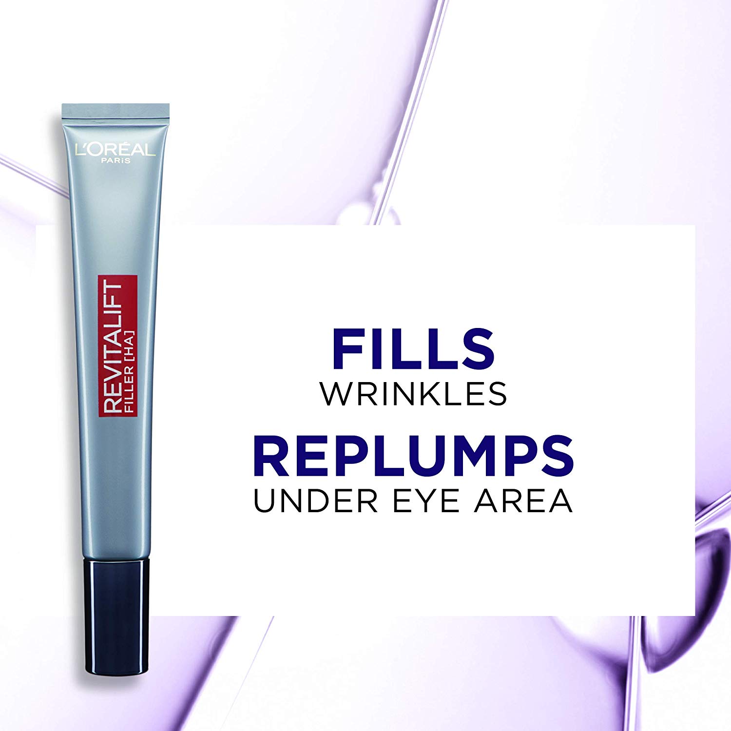 L’Oréal Paris Revitalift Filler Replumping Anti-Ageing Eye Cream, Formulated for eye-area - Image 2