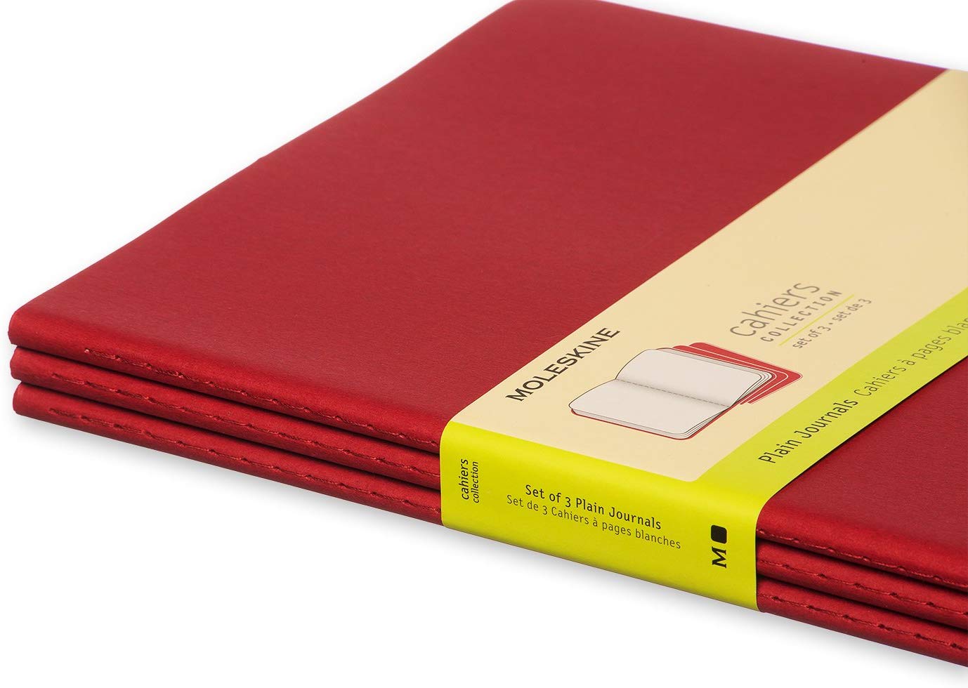 Plain Cahier: Extra Large (Moleskine Srl), Red, X-Large - Image 2