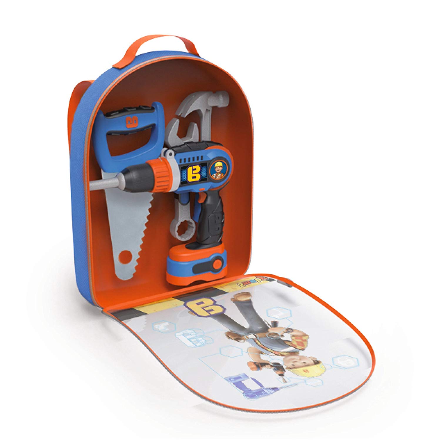 Smoby 360136 Bob The Builder Tools Bag, Blue - Image 2
